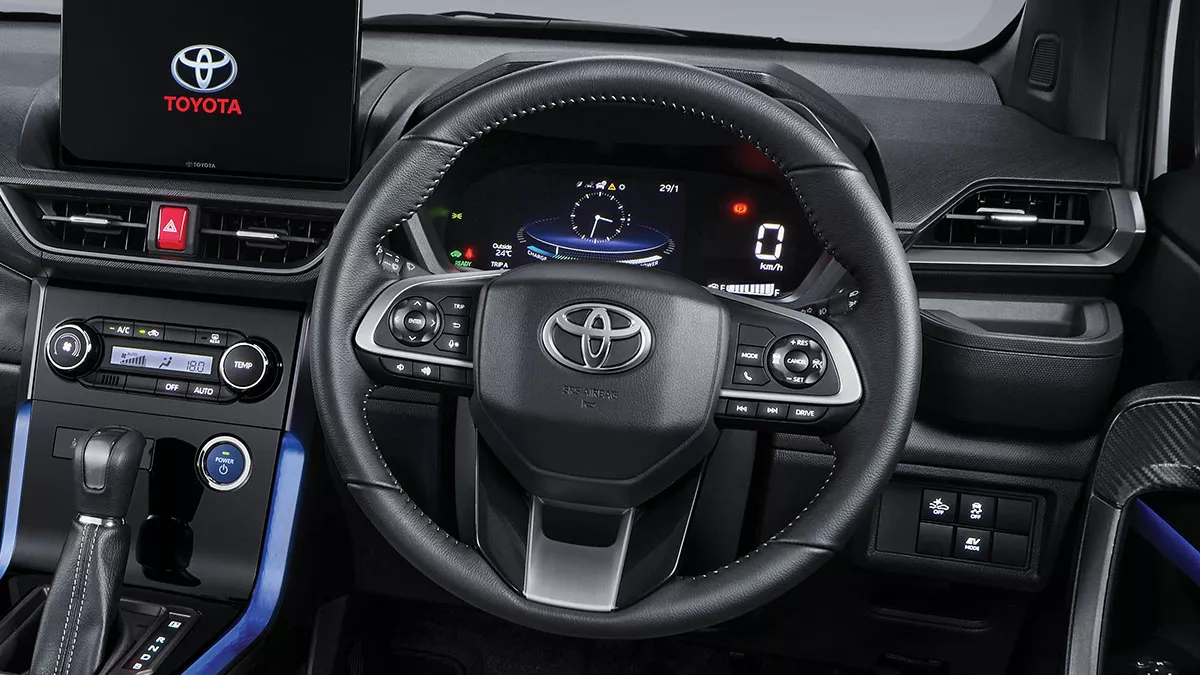 Leather Tilt and Telescopic Steering
